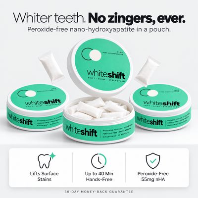 WhiteShift Peroxide-Free Whitening Pouches