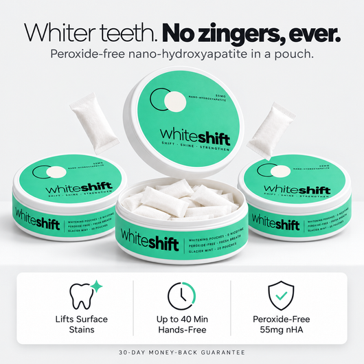 WhiteShift Peroxide-Free Whitening Pouches